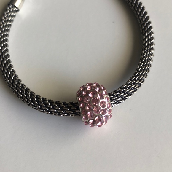 Brighton Jewelry - Light Pink Crystal Brighton Bead